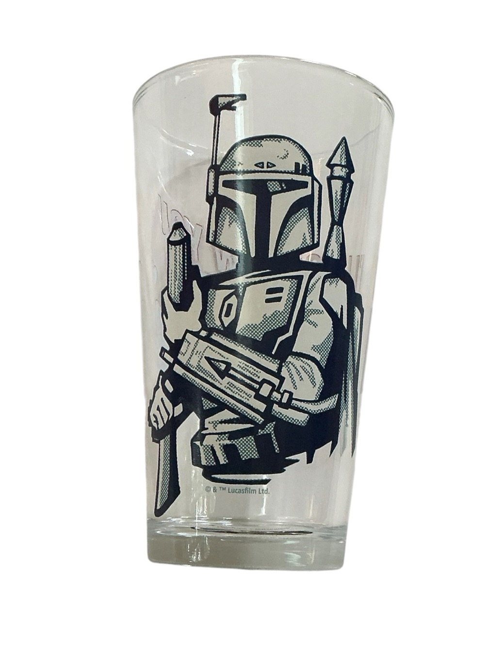 Star Wars Boba Fett ZAK! Designs 13 oz Pint Glass “I’ll Follow You” 2021